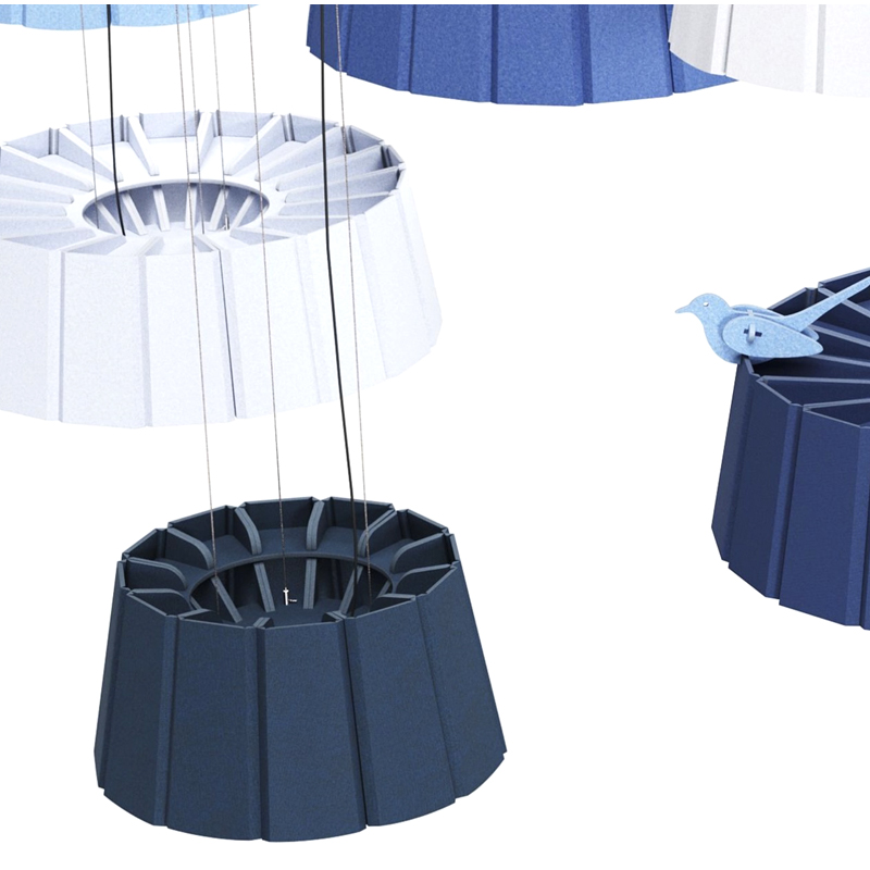 现代设计条形吊挂吸音板(健身房专用) 现代设计条形吊挂吸音板(健身房专用)