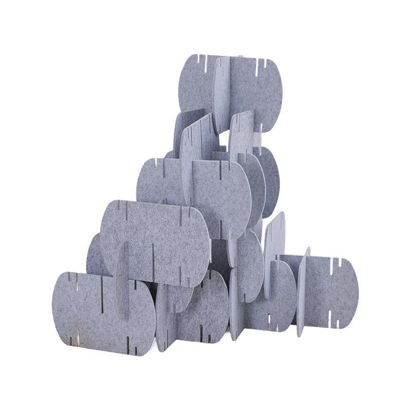 环保布包吸音屏风（商用空间隔断）