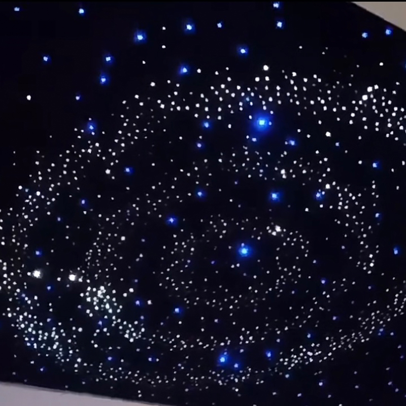 雅音光纤吸音星空顶(聚酯纤维吸音+光纤点光) 雅音光纤吸音星空顶(聚酯纤维吸音+光纤点光)