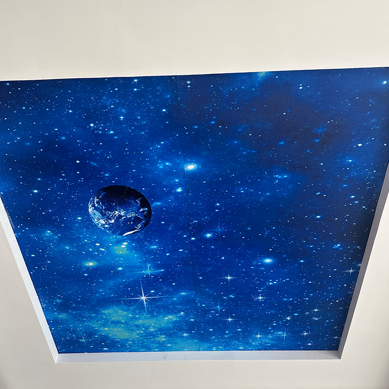 RGBW星空顶(酒店定制版,支持光纤射星与图案打印) RGBW星空顶(酒店定制版,支持光纤射星与图案打印)