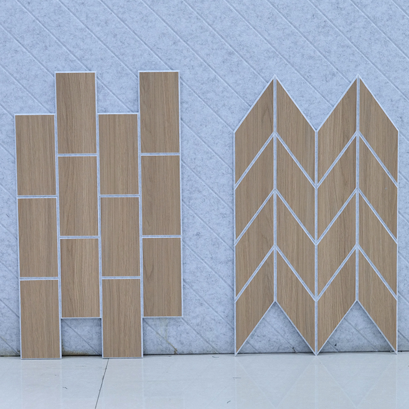 雅音高端现代设计木纹PVC吸音板（家装/办公/学校/酒店用，优异吸音性能墙面装饰板）